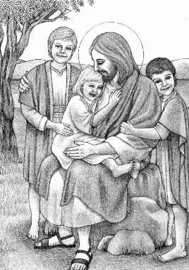 Jesus with the children